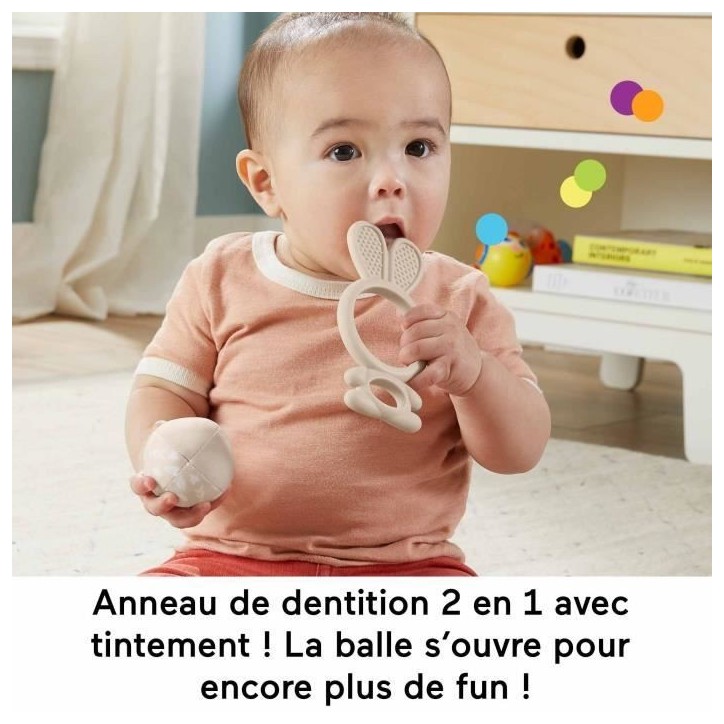 Fisher-Price-Les Sens en éveil - Coffret 4 jouets sensoriels pour bébé - Fisher-Price - HRB17 Fisher-Price-Les Sens en éveil - Coffret 4 jouets sensoriels pour bébé - Fisher-Price - HRB17