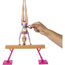 Barbie Gymnastique Coffret avec poupée et plus de 10 accessoires HRG