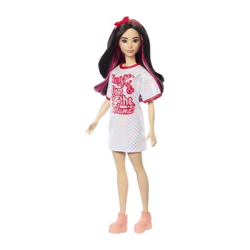 Barbie-Barbie Fashionistas-Poupée cheveux noirs 65eme anniversaire H Barbie-Barbie Fashionistas-Poupée cheveux noirs 65eme anniversaire H