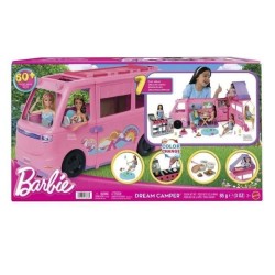 Barbie - Coffret Camping-Car de Reve avec plus de 60 accessoires - Ba