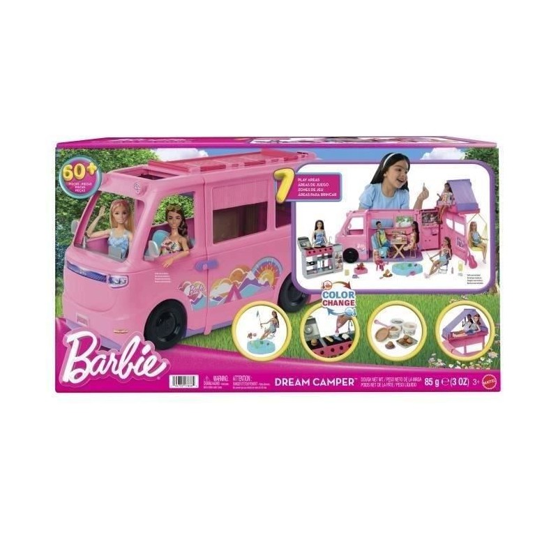 Barbie - Coffret Camping-Car de Reve avec plus de 60 accessoires - Ba Barbie - Coffret Camping-Car de Reve avec plus de 60 accessoires - Ba