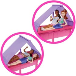 Barbie - Coffret Camping-Car de Reve avec plus de 60 accessoires - Ba