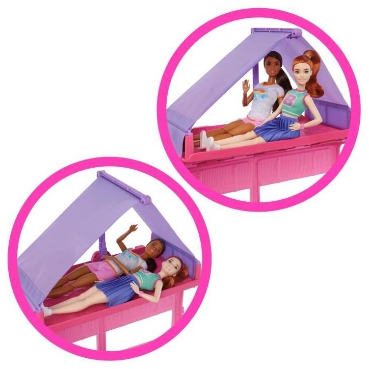 Barbie - Coffret Camping-Car de Reve avec plus de 60 accessoires - Barbie - HRJ78 Barbie - Coffret Camping-Car de Reve avec plus de 60 accessoires - Barbie - HRJ78