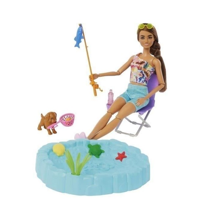 Barbie - Coffret Camping-Car de Reve avec plus de 60 accessoires - Barbie - HRJ78 Barbie - Coffret Camping-Car de Reve avec plus de 60 accessoires - Barbie - HRJ78