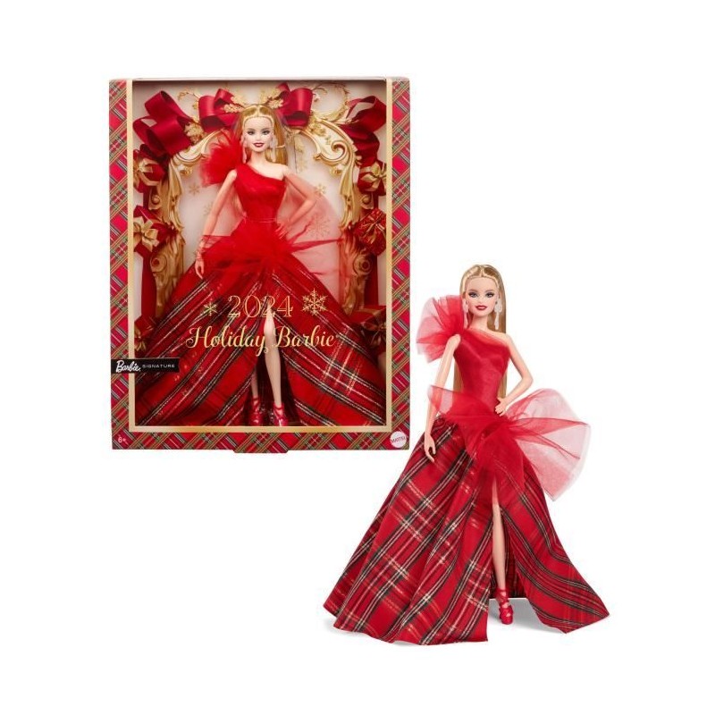 BARBIE Poupée joyeux noël blonde HRM61 BARBIE Poupée joyeux noël blonde HRM61