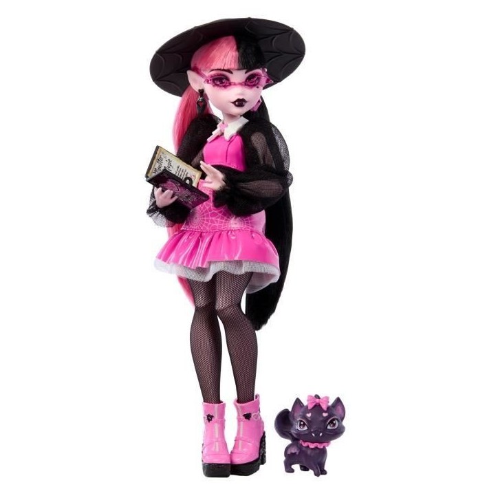 Monster High-Draculaura-Poupée avec animal de compagnie et accessoires HRP64 Monster High-Draculaura-Poupée avec animal de compagnie et accessoires HRP64