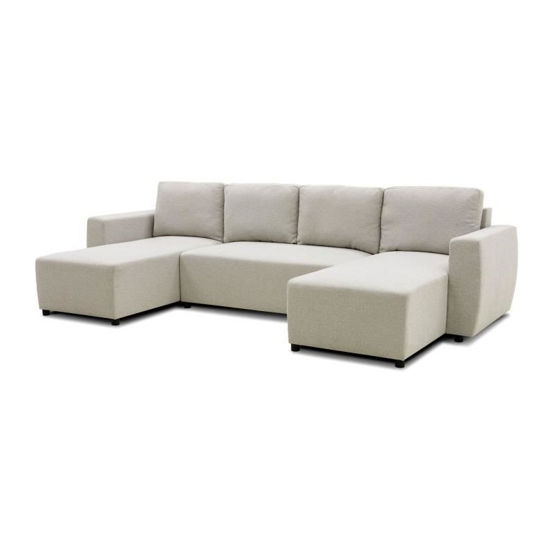 Canapé d'angle convertible panoramique PHARELL 5/6 places - Tissu bei Canapé d'angle convertible panoramique PHARELL 5/6 places - Tissu bei