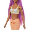 Barbie - Poupées Sirenes avec cheveux et nageoires colorés et serre-