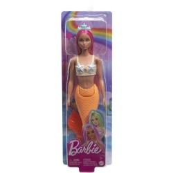 Barbie - Poupées Sirenes avec cheveux et nageoires colorés et serre-