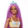 Barbie - Poupées Sirenes avec cheveux et nageoires colorés et serre-