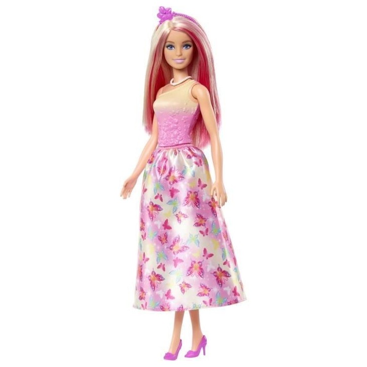 Barbie-Poupées Sirenes avec cheveux et nageoire colorés et serre-tete HRR08 Barbie-Poupées Sirenes avec cheveux et nageoire colorés et serre-tete HRR08