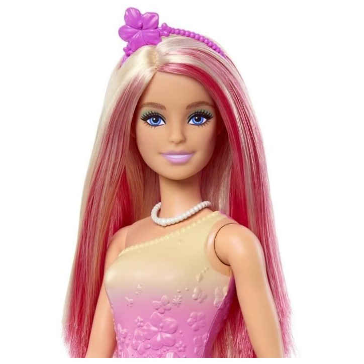 Barbie-Poupées Sirenes avec cheveux et nageoire colorés et serre-tete HRR08 Barbie-Poupées Sirenes avec cheveux et nageoire colorés et serre-tete HRR08