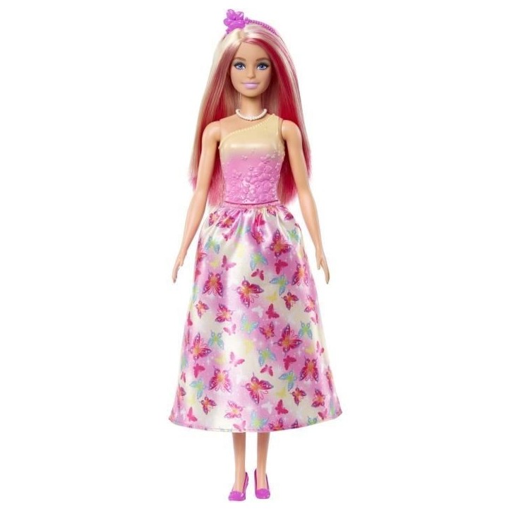 Barbie-Poupées Sirenes avec cheveux et nageoire colorés et serre-tete HRR08 Barbie-Poupées Sirenes avec cheveux et nageoire colorés et serre-tete HRR08