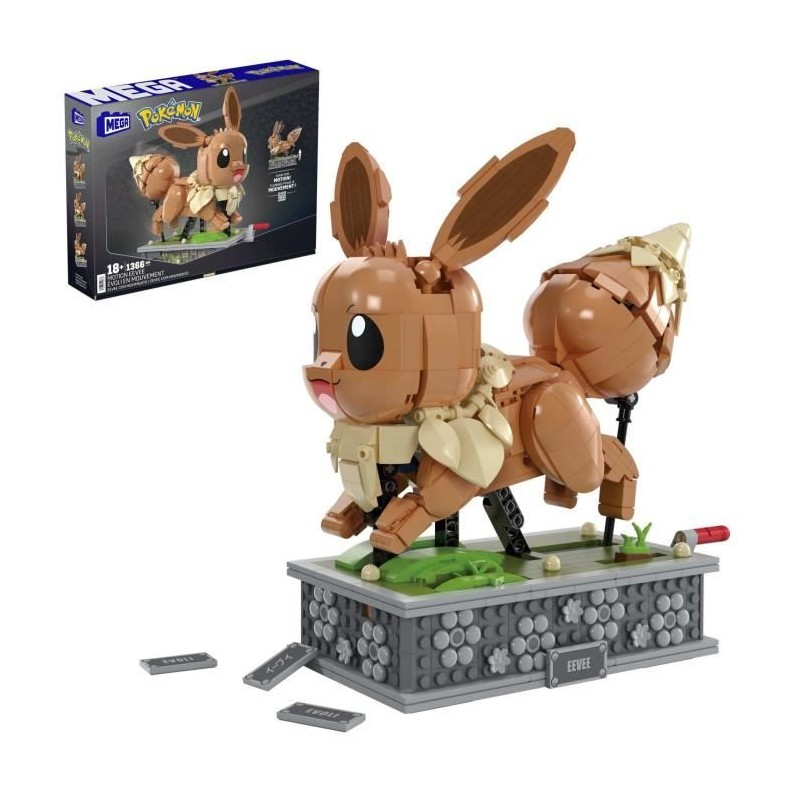 MEGA-Pokémon-Évoli en Mouvement-Coffret de construction 1 381 piec MEGA-Pokémon-Évoli en Mouvement-Coffret de construction 1 381 piec