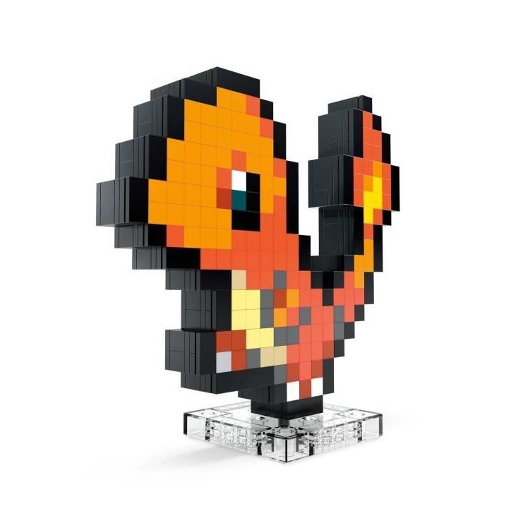 MEGA-Pok?mon-Salam?che-Coffret de construction r?tro 349 pi?ces - MEGA Pok?mon - HTH76