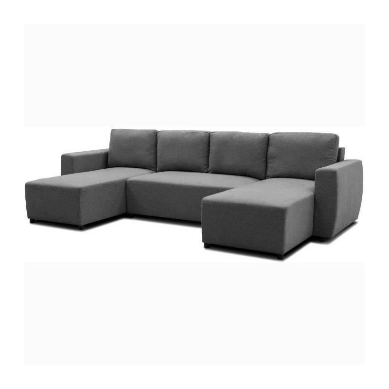 Canapé d'angle convertible panoramique PHARELL 5/6 places - Tissu ant Canapé d'angle convertible panoramique PHARELL 5/6 places - Tissu ant