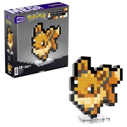 Mega-Pokémon-évoli-Coffret De Construction Rétro Pixel Art 323 Piec