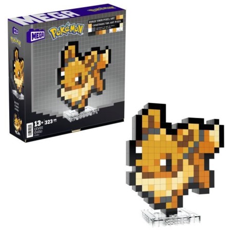 Mega-Pokémon-évoli-Coffret De Construction Rétro Pixel Art 323 Piec