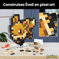 Mega-Pokémon-évoli-Coffret De Construction Rétro Pixel Art 323 Piec
