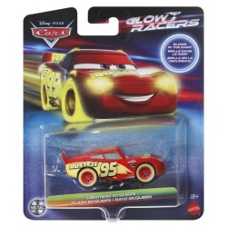 Lot de mini véhicules Cars phosphorescents en die-cast 1:55 - MATTEL