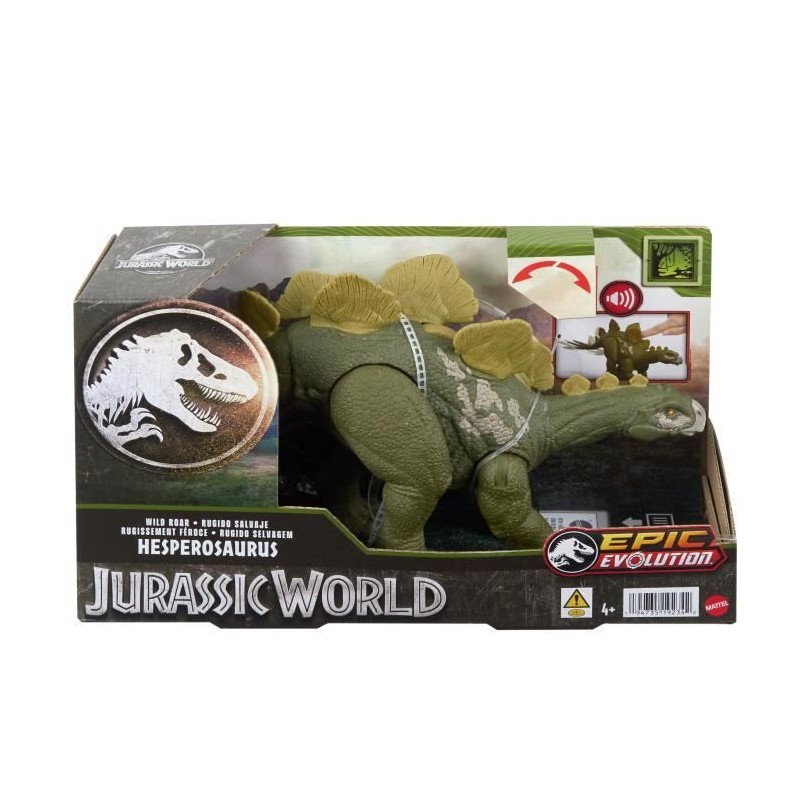 Jurassic World-Hesperosaurus Rugissement Féroce-Figurine articulée H Jurassic World-Hesperosaurus Rugissement Féroce-Figurine articulée H