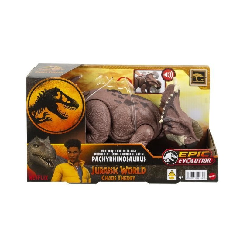 Jurassic World-Pachyrhinosaurus Rugissement Féroce-Figurine articulé Jurassic World-Pachyrhinosaurus Rugissement Féroce-Figurine articulé