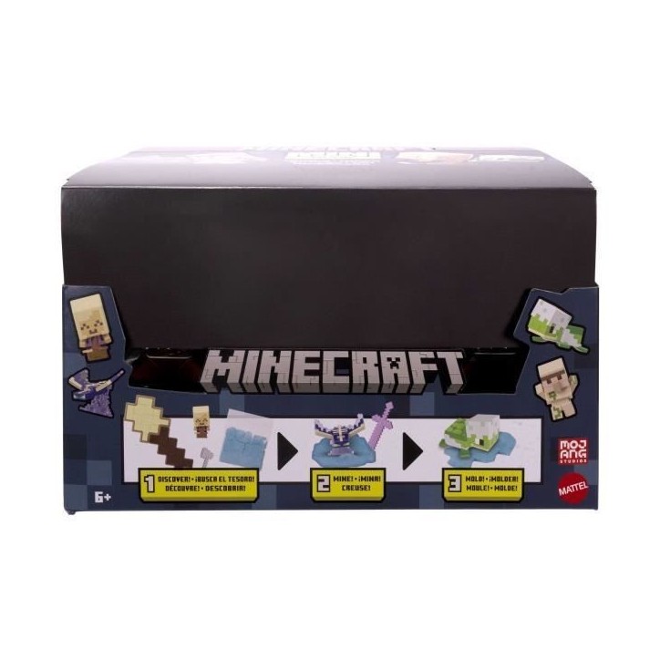 Minecraft-Mini-Tetes Modulables - Assortiment de figurines - Minecraft - HTK99 (modele aléatoire) Minecraft-Mini-Tetes Modulables - Assortiment de figurines - Minecraft - HTK99 (modele aléatoire)