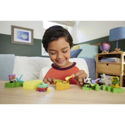 Minecraft-Mini-Tetes Modulables - Assortiment de figurines - Minecraft