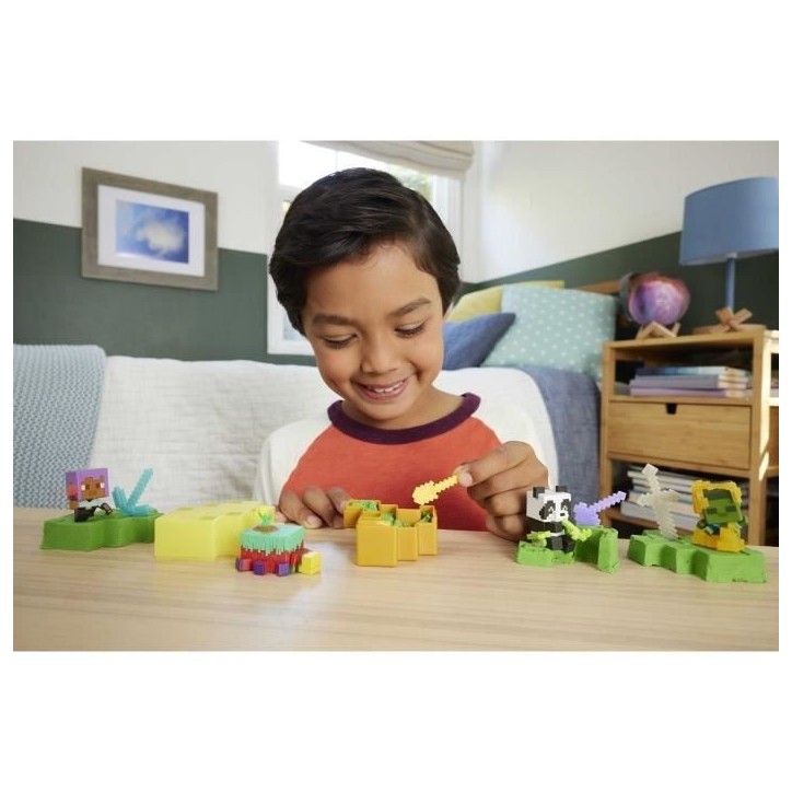 Minecraft-Mini-Tetes Modulables - Assortiment de figurines - Minecraft - HTK99 (modele aléatoire) Minecraft-Mini-Tetes Modulables - Assortiment de figurines - Minecraft - HTK99 (modele aléatoire)