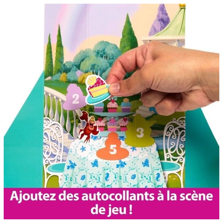 Spin & Reveal Ariel Mattel Poupée Disney Princesses avec 11 surprises HTV88 Spin & Reveal Ariel Mattel Poupée Disney Princesses avec 11 surprises HTV88