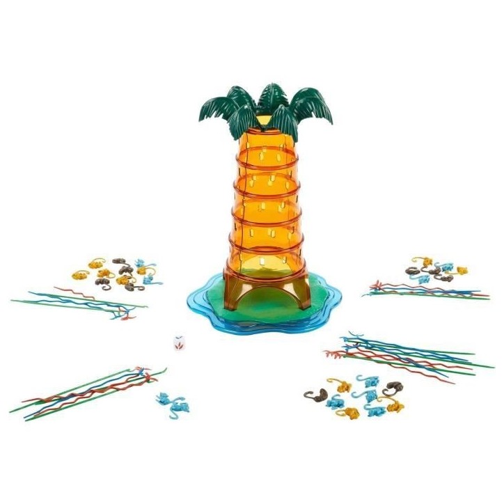 SOS Ouistiti : Panique dans l'arbre-Jeu de société familial HTW65 Mattel Games SOS Ouistiti : Panique dans l'arbre-Jeu de société familial HTW65 Mattel Games