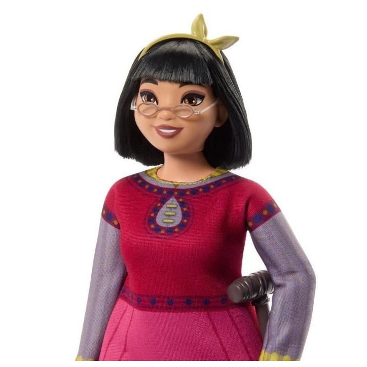 Disney Dahlia du Royaume de Rosas Poupée Wish articulée avec vetements amovibles, accessoires et canne HPX24 Disney Dahlia du Royaume de Rosas Poupée Wish articulée avec vetements amovibles, accessoires et canne HPX24