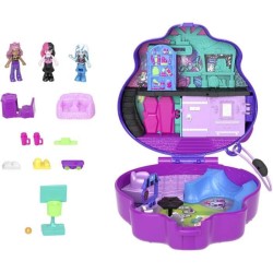 Polly Pocket-Monster High-Coffret 3 mini-figurines et 10 accessoires