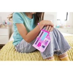 Polly Pocket-Maison de Reve Barbie-Coffret avec 3 mini-figurines HWP1
