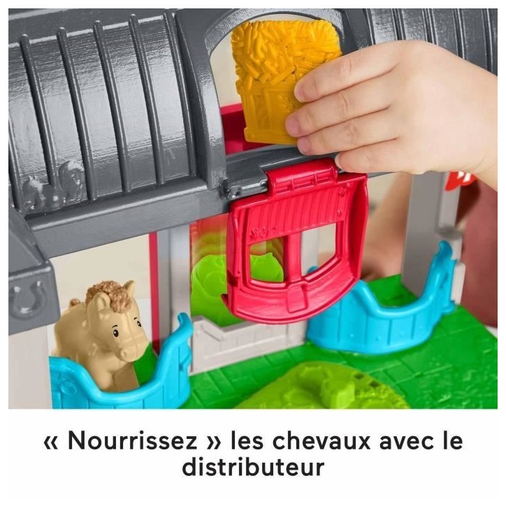 FISHER-PRICE Little People-L'écurie des Joyeux Chevaux avec 6 éléments - Fisher-Price - HWR84 FISHER-PRICE Little People-L'écurie des Joyeux Chevaux avec 6 éléments - Fisher-Price - HWR84