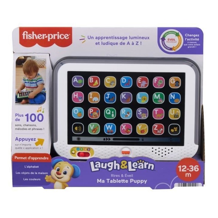 Fisher-Price-Ma Tablette Rires et Éveil-Tablette musicale en français HXB67 Fisher-Price-Ma Tablette Rires et Éveil-Tablette musicale en français HXB67