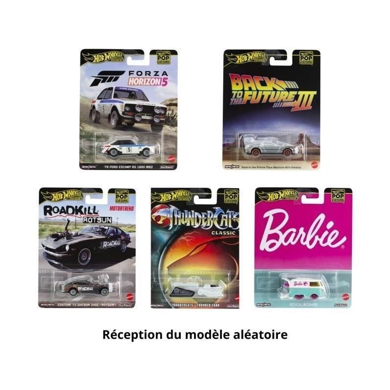 Hot Wheels-Pop Culture-Réplique de véhicule premium échelle 1/64 Hot Wheels-Pop Culture-Réplique de véhicule premium échelle 1/64