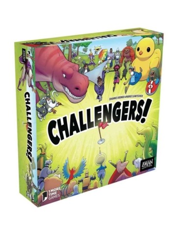Z-Man Games - Challengers - As d'or 2023 - Jeu de société - A partir de 8 Ans - 1 a 8 Joueurs - 45 Min