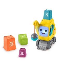 Fisher-Price-La Calculo'Grue-Blocs avec effets sonores et lumineux HXF