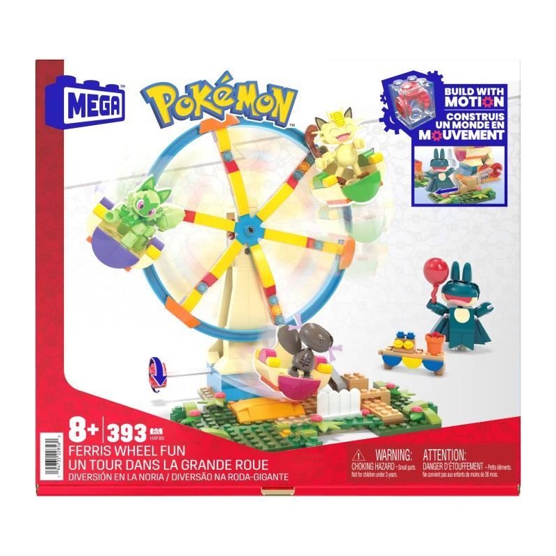 MEGA Pokémon-Coffret La Grande Roue-Jouet a construire HXF80 MEGA Pokémon-Coffret La Grande Roue-Jouet a construire HXF80