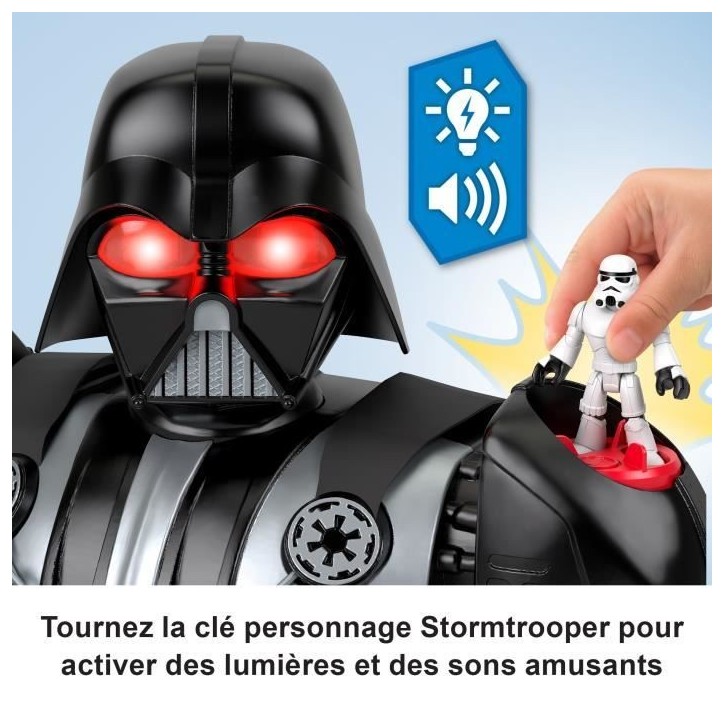 Fisher-Price Imaginext-Robot Dark Vador STAR WARS de plus de 60 cm HXG51 Fisher-Price Imaginext-Robot Dark Vador STAR WARS de plus de 60 cm HXG51