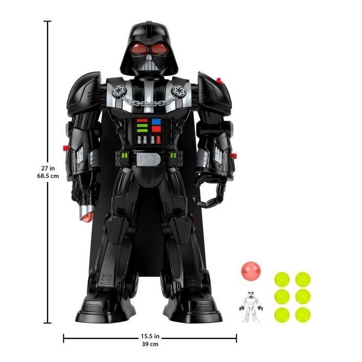 Fisher-Price Imaginext-Robot Dark Vador STAR WARS de plus de 60 cm HXG51 Fisher-Price Imaginext-Robot Dark Vador STAR WARS de plus de 60 cm HXG51