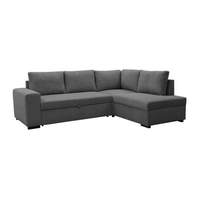 Canapé d'angle convertible réversible NIRVANA 4 a 5 places - Tissu v Canapé d'angle convertible réversible NIRVANA 4 a 5 places - Tissu v