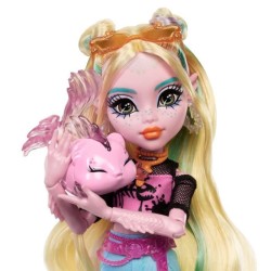 Monster High-Poupée Lagoona Blue-Poupée avec animal et accessoires H