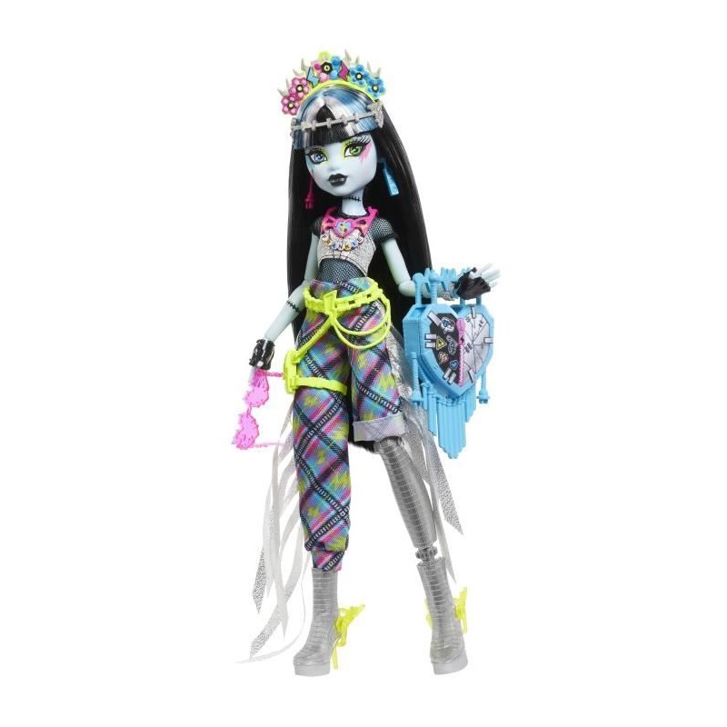 Monster High-Poupée Frankie Stein Monster Fest-Poupée et accessoires Monster High-Poupée Frankie Stein Monster Fest-Poupée et accessoires