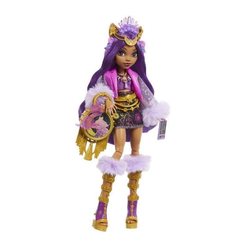 Monster High-Poupée Clawdeen Wolf avec tenue pour le Monster Fest HXH Monster High-Poupée Clawdeen Wolf avec tenue pour le Monster Fest HXH