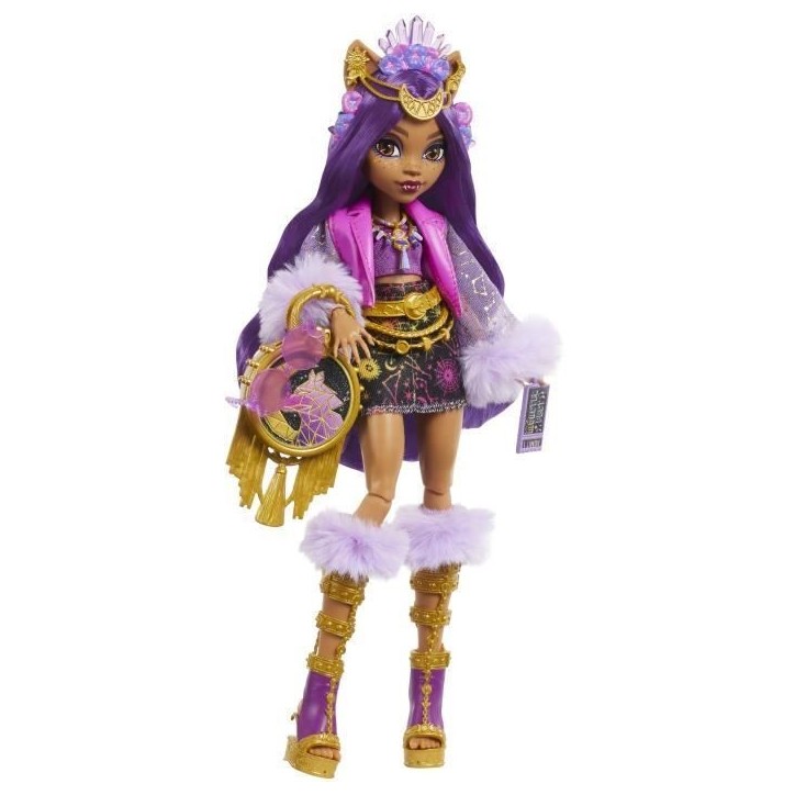 Monster High-Poupée Clawdeen Wolf avec tenue pour le Monster Fest HXH80 Monster High-Poupée Clawdeen Wolf avec tenue pour le Monster Fest HXH80