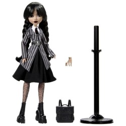 Monster High-Mercredi Addams en Uniforme-Poup?e avec La Chose - Monste