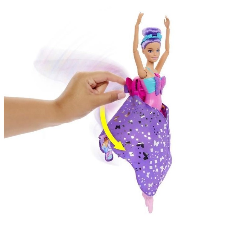 Barbie-De Danseuse a Papillon-Poupée transformation 2 en 1 HXJ10 Barbie-De Danseuse a Papillon-Poupée transformation 2 en 1 HXJ10