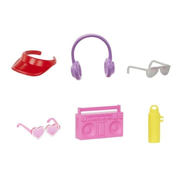 Barbie-Fashionistas-Coffret poupées et accessoires patins a roulettes HXK90 Barbie-Fashionistas-Coffret poupées et accessoires patins a roulettes HXK90
